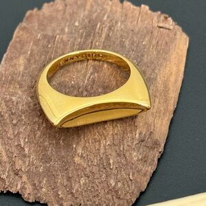 New Jenny Bird Groove ring in gold size 6